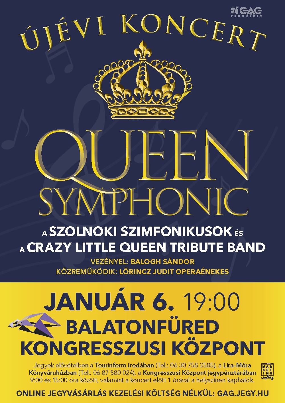 Újévi Queen Symphonic Koncert<br>2024. január 6.